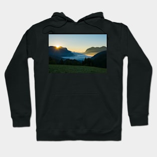 Dawn at Sauris di Sopra, Italy Hoodie